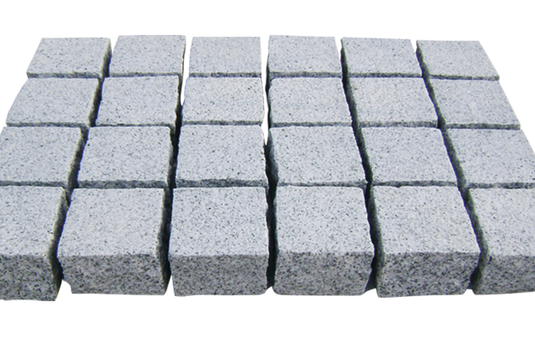 Cubes Light Pink Granite G636 Top flamed sides natural split bottom swan 10x10x10cm - Dayi Stone